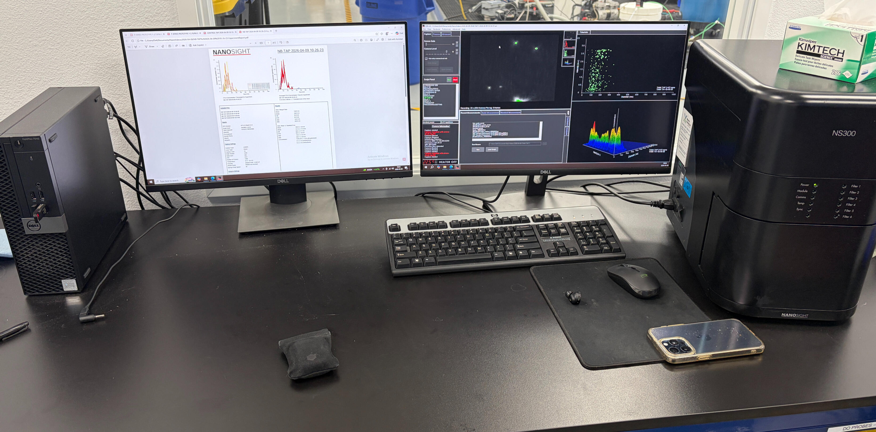 Nanosight NS300 Setup for Nanobubble Size Distribution and Concentration Analysis